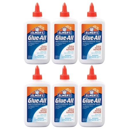 Elmers Glue-All Multi-Purpose Liquid Glue, 7-5/8 oz., 6PK E1324
